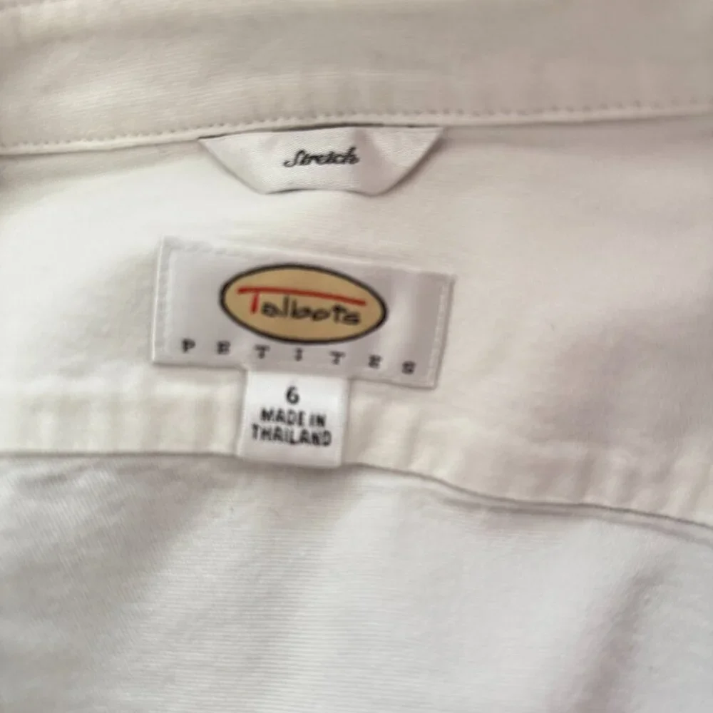 Talbots white denim